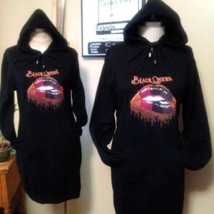 💥CLOSING SALE Nov. 1💥 Ladies Black Hoodie Dress-1